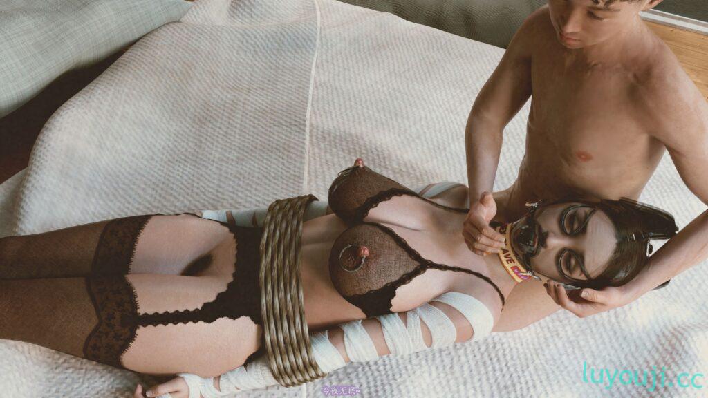 【3D全彩/无修】小屁孩家有性X奴系列 01-03★高渲染 [完/小马拉大车/母女双飞]【558M】